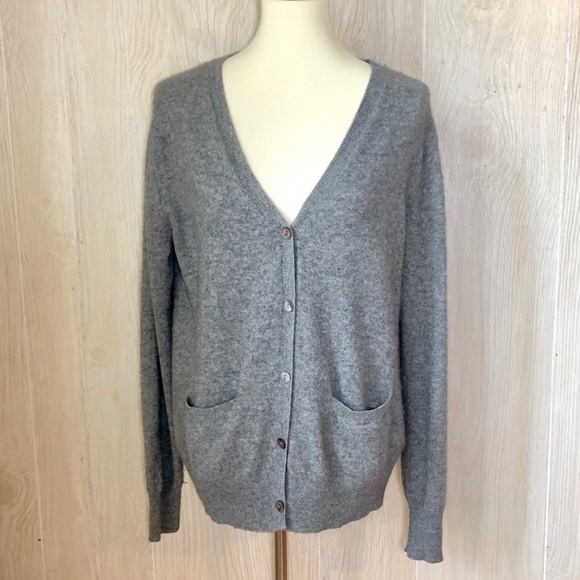 zara buttoned cashmere cardigan